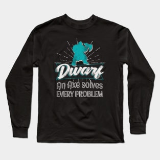 Dwarf RPG Character Roleplaying Long Sleeve T-Shirt